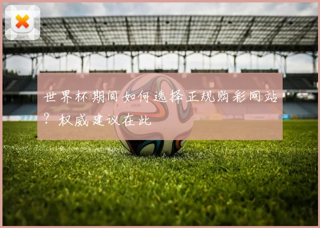世界杯期间如何选择正规购彩网站？权威建议在此