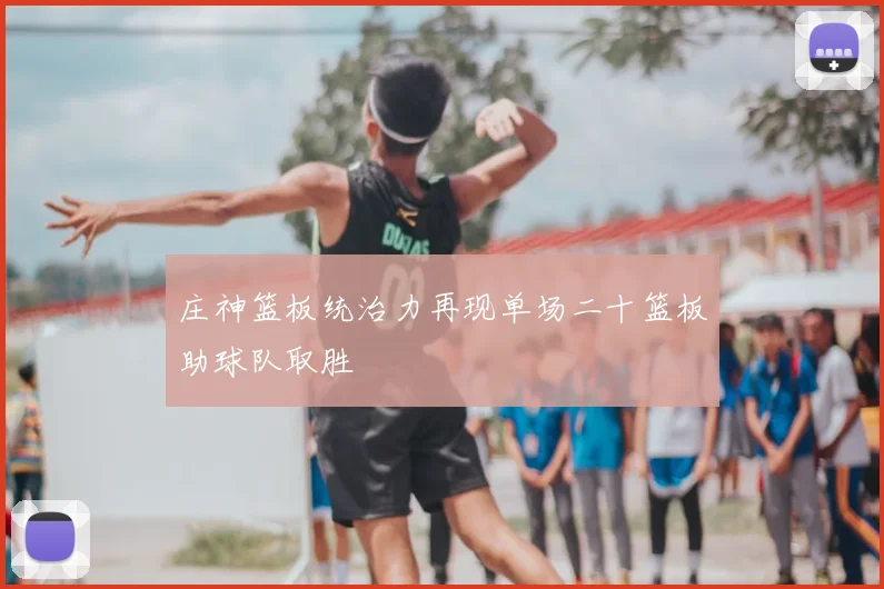 庄神篮板统治力再现单场二十篮板助球队取胜
